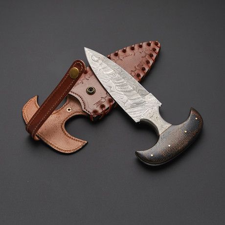 Evermade Traders - Damascus Knives & Accessories - Touch of Modern Push Dagger, Tanto Knife, Vice News, Damascus Chef Knives, Tactical Gear Loadout, Dagger Knife, Forged Knife, Knife Collection, Damascus Knife