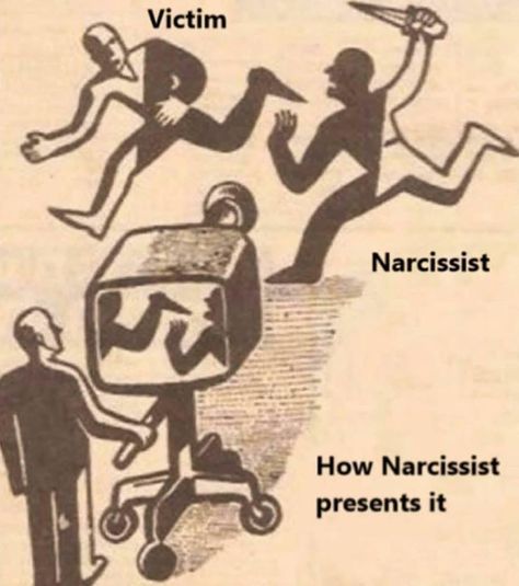 How Narcissists Play the Victim and Twist the Story ― by Darius Cikanavicius, Author, Certified Coach #NPD #ASPD #Narcissist #NarcissisticAbuse #Sociopathic #PsychologicalViolence #Depraved #MoralInsanity #PathologicalLiar #Delusional #Denial #Inhuman #TwistedMind #VictimBlaming #BlameShifting #PityPlay #PityPloy #IdentityThief #Destruction #Triangulation #Projection #ProjectiveIdentification #CharacterAssassination #Vicious #Dangerous #Slander #SocialPredator #PsychopathyAwareness Narcissistic Tendencies, Narcissistic Family, Jumping To Conclusions, Playing The Victim, Mental Training, What Image, Narcissism, Funny Images, Psychology