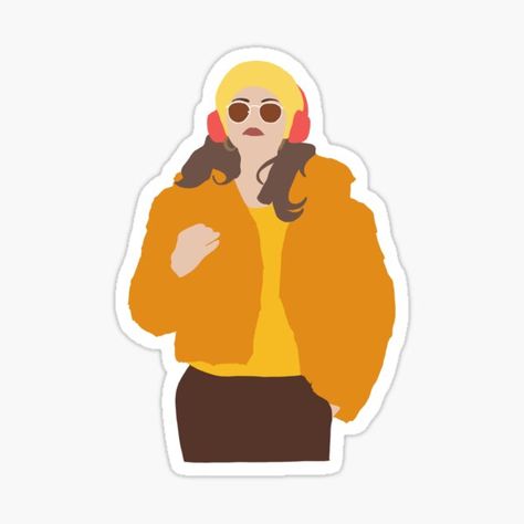 "Selena Gomez" Sticker for Sale by aguinn8 | Redbubble Selena Gomez Stickers, Minimalist Sticker, Nick And Jess, Freaks And Geeks, Miles Teller, Will Byers, Olivia Newton John, Creative Journal, Drawing Inspo