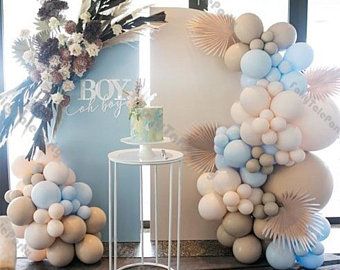 Baseball Backdrop, Balloons Arch, Balloon Chain, Wedding Shower Decorations, Pastel Balloons, Diy Bebe, Bearly Wait, Garland Arch, Baby Shower Party Supplies