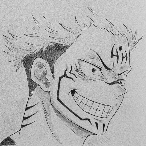 Wow, this drawing of Sukuna from Jujutsu Kaisen is amazing! If you're looking for anime drawings, this character sketch is awesome! Anime Character Drawing Ideas, Character Drawing Ideas, Drawing Dragon, Anime Drawing Sketches, Character Drawings, Naruto Sketch Drawing, Naruto Sketch, Best Anime Drawings, Girl Drawings