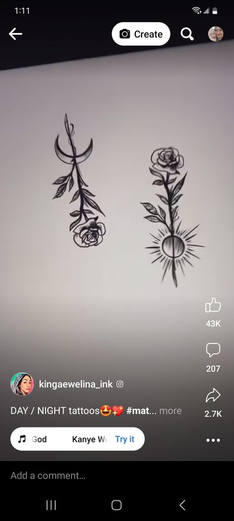 Moon Tattoo Designs Matching, Matching Rose Tattoos Best Friends, Sun Moon Bestie Tattoo, Sun Moon Rose Tattoo, Sun And Moon Bestie Tattoos, Sun And Moon Best Friend Tattoo, Twitches Sun And Moon Tattoo, Best Friend Tattoos Sun And Moon, Matching Moon And Sun Tattoos