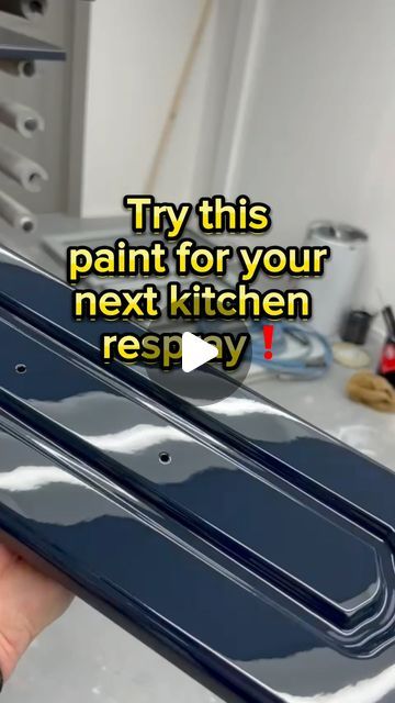 Jamie Bourne on Instagram: "We always get asked what paint we use for kitchen resprays. 

If you’re looking for something different give it a try, you won’t be disappointed 👌

#paint #wood #woodwork #kitchenrespray #kitchencabinets #painting #painter #paintedfurniture #woodworking #paints #painted" Kitchen Respray, Family House Ideas, Painted Furniture Cabinets, Pool House Ideas, Camp Decor, Kitchen Painting, Mobile Home Remodel, Paint Tips, Remodeling Mobile Homes