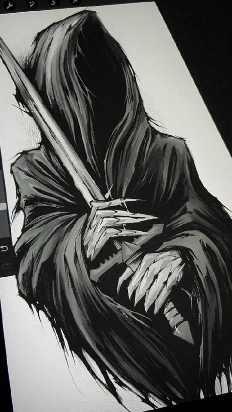 Lord Of The Rings Nazgul Tattoo, Nazgul Tattoo Design, Nazgul Drawing, Nazgul Lord Of The Rings, Nazgul Art, Hobbit Tattoos, Nazgul Tattoo, Lotr Sleeve, Gandalf Tattoo