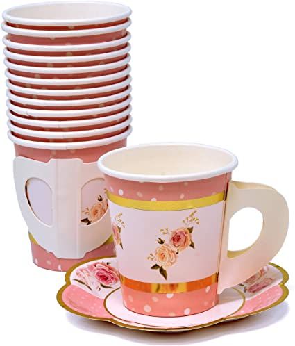 Tea Party Cups, Toddler Tea Party, Girls Tea Party Birthday, Princess Tea Party Birthday, Plastic Tea Cups, Tea Time Party, Tea Party Set, Bridal Shower Tea Party, Kids Tea Party