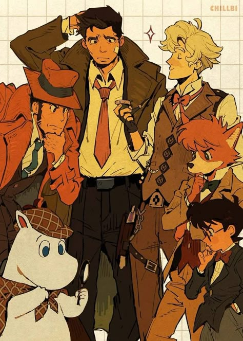 Edogawa Conan, Phoenix Wright, Lupin Iii, Ace Attorney, Art Poses, Detective Conan, Funky Art, Character Design Inspiration, Detective