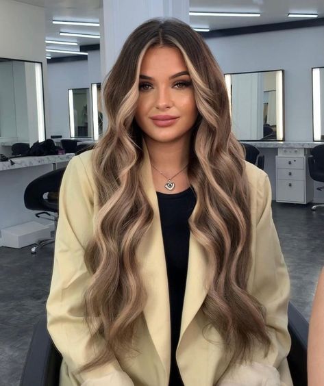 Russian Balayage, Hair Color Ideas With Extensions, Dimensional Balayage, Hair Colors For Blue Eyes, Blond Ombre, Rambut Brunette, Brunette Hair With Highlights, Brown Hair Balayage, Brunette To Blonde