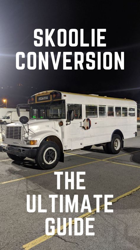 Badass Skoolie Conversion.  The Ultimate Guide to Skoolie Conversion. Off Grid Skoolie, Schoolie Conversion, Skoolie Ideas, Skoolie Life, Skoolie Conversion, Converted Vans, Caravan Home, Travel Questions, Tiny Home On Wheels