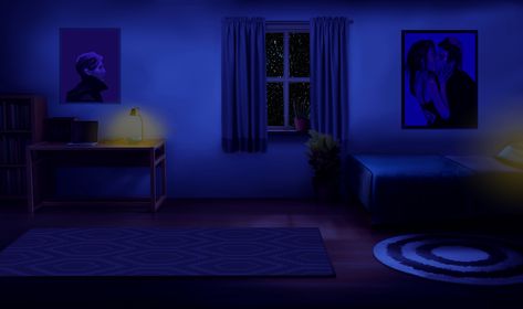 Gacha Club Background Bedroom Night, Background Gacha Life Room Night, Gacha Bedroom Background Night, Anime Bathroom Background Night, Anime Living Room Background Night, Living Room Cartoon Background Night, Episode Interactive Backgrounds, Anime Places, Scene Background