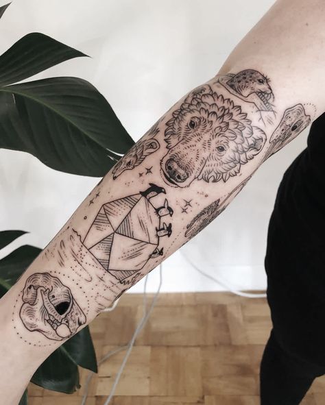 Walrus Skull, Wraparound Tattoo, Nature Tattoo Ideas, Seal Tattoo, Tattoo Ideas Inspiration, Adventure Tattoo, Fall Photography Nature, Mother Nature Tattoos, Organic Tattoo