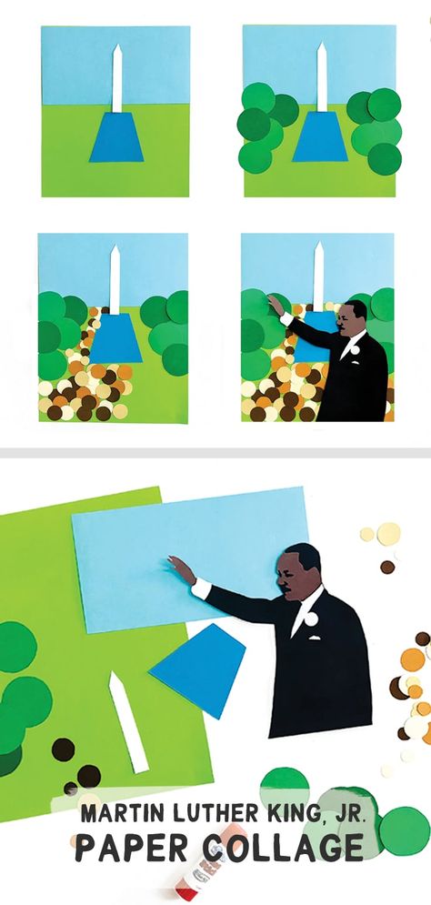 Mlk Art For Kids, Jonah Activity, Art History Projects, Steam Crafts, Art History Projects For Kids, Martin Luther King Art, Martin Luther King Jr Crafts, Mlk Crafts, Willow Crafts