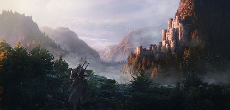 ArtStation - Kaer Morhen, Maxim Garipov Witcher Aesthetic, Kaer Morhen, Game Room, Concept Art, To Create, Software, I Hope, Art Design, Turn Ons