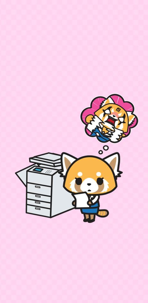 Aggretsuko Wallpaper Iphone, Aggretsuko Wallpaper, Super Wallpaper, Sanrio Wallpapers, Games Wallpaper, Kawaii Wallpapers, Wallpapers Anime, Pretty Backgrounds, Sanrio Wallpaper