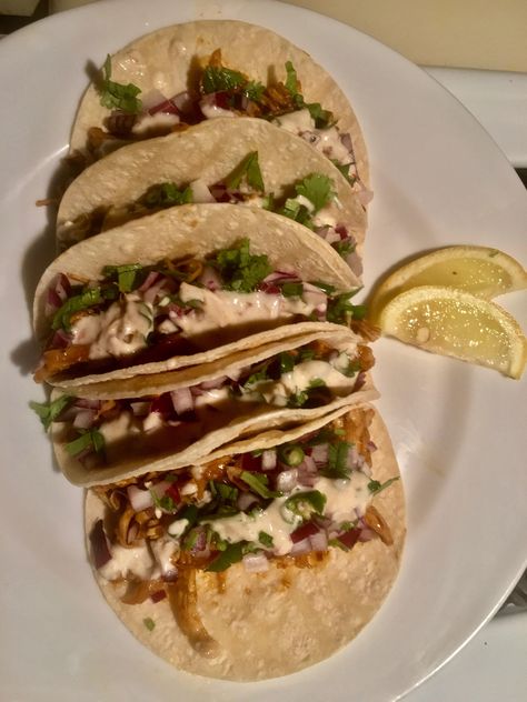 [homemade] chicken tacos Tacos Homemade, Chicken Tacos Easy, Chicken Taco Recipes, Taco Recipe, Favorite Chicken, Taco Recipes, Chicken Tacos, Morning Food, Tasty Recipes