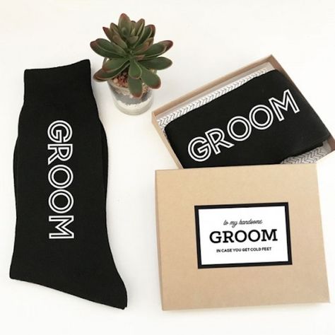 Groomsmen gifts - Black Groomsmen Dress Socks | Epic Groomsmen Gift Ideas Your Boys Will Love | Groomsman gifts #groomsmengift   #groomsmengiftideas #groomsmangifts #groomsme  #groom #groomsuit #weddings #gentlemen Cold Feet Socks, Message Bottle, Groomsmen Dress, Groom Socks, Groomsmen Proposal Gifts, Dad Socks, Groomsmen Gifts Unique, Groomsmen Socks, Be My Groomsman