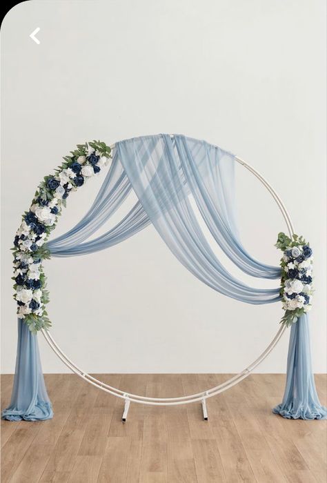 White And Blue Wedding, Powder Blue Wedding, Romantic Table Decor, Blue Wedding Decorations, Wedding Arch Flowers, Arch Decoration, Arch Flowers, Arch Decoration Wedding, Blue Themed Wedding