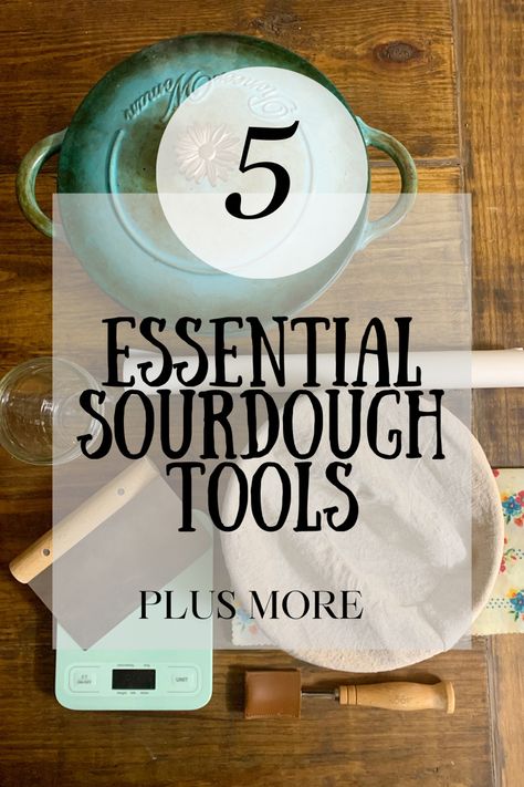 Sourdough Bread Equipment, Sourdough Baking Tools, Sourdough Accessories, Sourdough For Dummies, Sourdough Tools, Bread Making Tools, Making Sourdough Bread, Sourdough Bread Starter, Sourdough Loaf