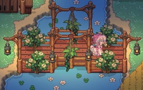 Pony Town Dock Ideas, Ponytown Bridge Ideas, Pony Town Bridge Ideas, Ponytown Bridge, Pony Town House Layout, Pony Town Garden Ideas, Ponytown Room Ideas, Ponytown Eyes, Ponytown Map Ideas