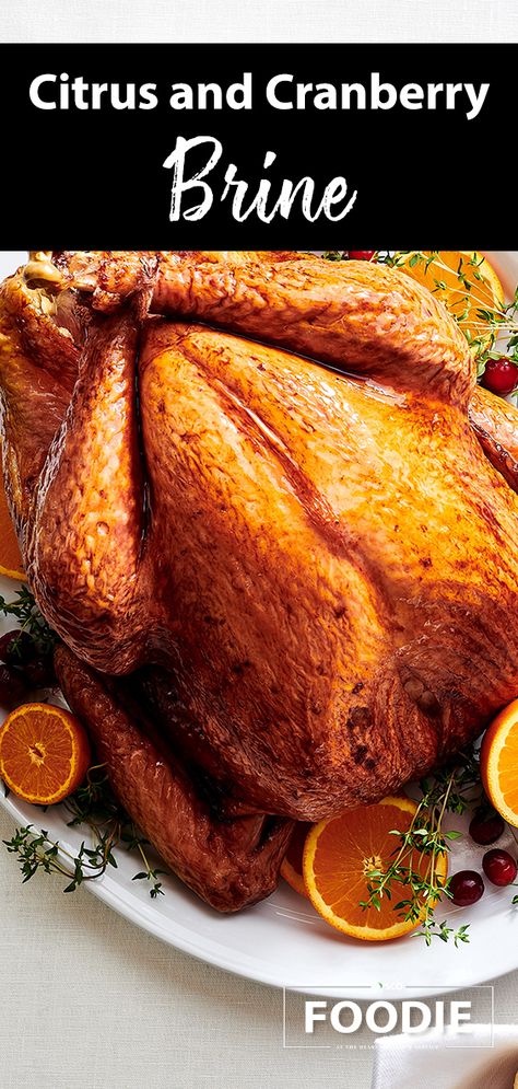 Turkey Breast Brine, Citrus Brine, Bourbon Brine, Meat Marinades, Orange And Cranberry, Mess Hall, Smoked Turkey Breast, Brine Chicken, Cranberry Chicken