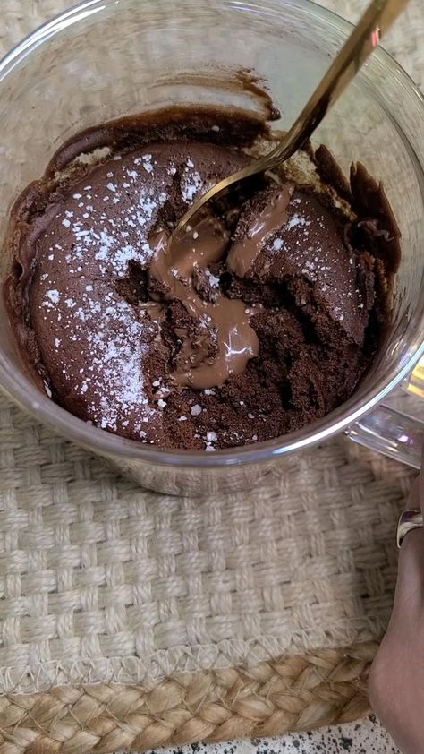 Nutella Mug Cake 🤤😍 in 2022 | Sweet snacks, Easy snacks, Easy baking recipes desserts Chocolate Cake In A Mug Recipe, Mug Cake Without Flour, Mug Cake Without Cocoa Powder, Mug Cake Without Microwave, Mug Cake Without Baking Powder, Mug Cake Without Milk, Nutella Mug Cake Microwave, Cake Without Baking Powder, Mug Cake Nutella