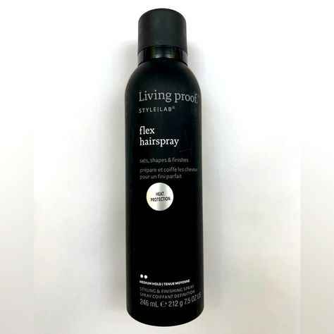 Living Proof Full-size Flex Shaping Hairspray Living Proof, Spray Can, Spray, Hair, Plus Fashion, Styling Tips, Jeans Shoes, Fashion Tips, Closet