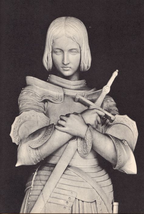 i am not afraid, i was born for this Joan Of Arc Statue, Santa Joana D'arc, Joan D Arc, Saint Joan Of Arc, Jeanne D'arc, St Joan, Joan Of Arc, Marble Statues, Tattoo Inspo