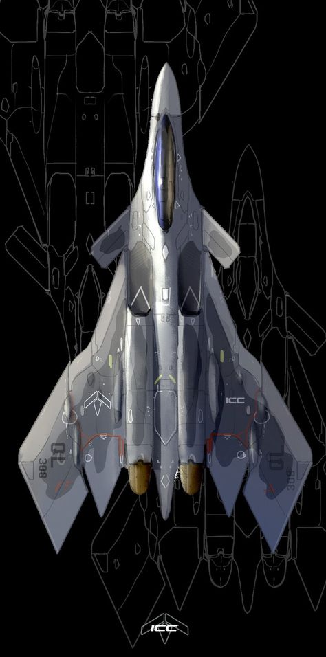 Jet Concept Art, Fighter Jet Concept, Lego Bots, Stealth Aircraft, Air Fighter, Airplane Design, Army Vehicles, Aircraft Design, Vehicle Design