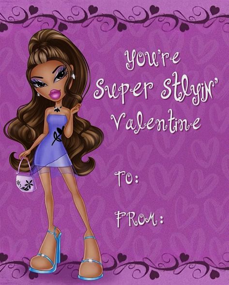 bratz valentines Bratz Valentines, Bratz Valentines Day, Bratz Valentines Day Cards, Bratz Nevra And Roxxi, Bratz Rock Angelz Cartoon, Bratz Official Art, Bratz Kidz Cartoon, Bratz Doll Makeup, Cute Valentine Ideas