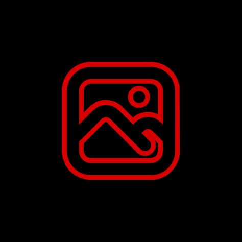 Neon Red App Icons Photos, Gallery Red Icon, Neon Red Phone Icon, Whatsapp Widget, Neon Icons, Twitter Logo, App Store Icon, Red Icons, Dark Red Wallpaper