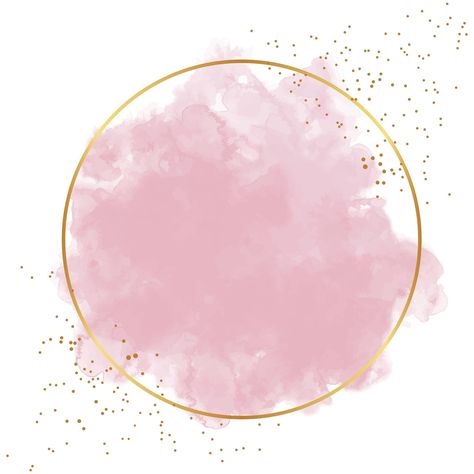 Pink Watercolor ONE Circle Clipart Glitter Border Frame PNG & JPG Downloads - Etsy Canada cafelogo #logomakerwanted #designart Circle Background Design, Circle Border Design Frames, Circle Frame Logo Png, Border Design Circle, Pretty Borders Design, Business Logo Background, Gold Circle Border, Pink Circle Background, Circle Frame Logo