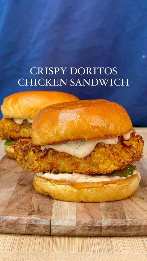 Buffalo Ranch Sauce, Doritos Recipes, Cool Ranch Doritos, Stealth Health, Doritos Chicken, Dorito Chicken, Crispy Chicken Sandwiches, Bariatric Friendly Recipes, Buffalo Ranch