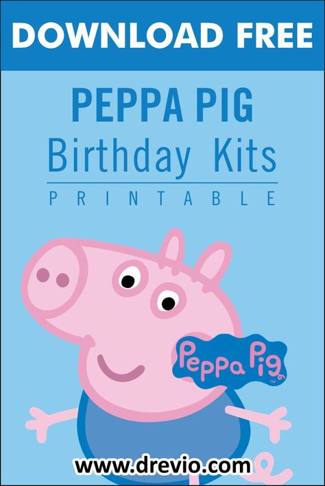 Cool (FREE PRINTABLE) - Peppa Pig Birthday Party Kits Templates: Free Printable of Lovely Pink Tone #free #freeinvitation2019 #birthday #disney #invitations #invitationtemplates Peppa Pig George Free Printable, Peppa Pig Food Labels Free Printable, Peppa Pig Party Printables, Free Peppa Pig Printables, Peppa Pig Birthday Games, Peppa Pig Cake Topper Printable Free, Peppa Pig Printables Free Prints, Peppa Pig Boy Birthday Party, Peppa Pig Cake Topper Printable