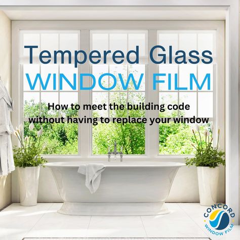 💡 Did you know that your windows might not be up to safety standards? 🏡💥 Learn how tempered glass window film can keep your family safe AND meet building codes—without replacing your glass! 🛠️✨ Check out our latest blog for all the details.👇 🔗 https://windowfilm.com/tempered-glass-window-film/ #HomeSafety #WindowFilm #TemperedGlass #DIYHomeImprovement #SafetyFirst #ConcordWindowFilm #safetyfilm #safetywindowfilm #bathremodel #bathroomremodel #DIYbathremodel #buildingcode #safetyglazing #saf... Building Code, Home Safety, Bath Remodel, Window Film, Diy Home Improvement, Glass Window, Bathrooms Remodel, Tempered Glass, Did You Know