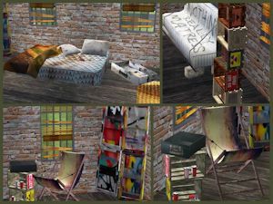 Sims 2 Grunge Cc, Sims 2 Grunge, Ts2 Cc Furniture, Sims 2 Furniture Cc, Sims 2 Cc Furniture, Sims 2 Aesthetic, Sims 2 Furniture, Suitcase Furniture, Hot Topic Store