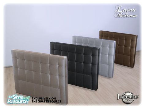 The Sims Resource - Laora bedroom headboard Sims4 Bed, Tumblr Sims 4, Plant Table, Bed Headboard, Bathroom Plants, Corner Wall, Sims Community, Bedroom Headboard, The Sims4