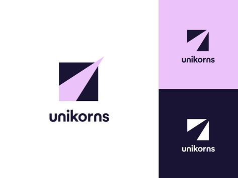 Unikorns’ logo is a mix of magic and precision. The logomark represents a unicorn’s horn rising from the darkness while geometric typography stands for accuracy. The star above the “i” letter is another magic sign ✨ Rising Star Logo, Unicorn Logo Design, Trade Logo, Unicorn Logo, We Are A Team, Unicorn Horn, Star Logo, Create Website, Brand Guidelines