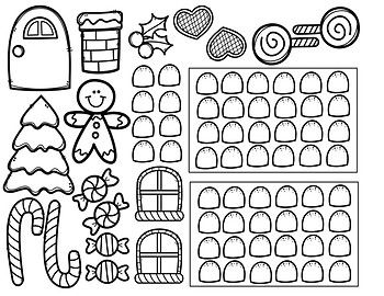 Build-a-Gingerbread House Activity: Paper Bag Craft Paper Bag Gingerbread House Template, Construction Paper Gingerbread House, Ginger Bread House Paper Craft, Gingerbread Paper House, Gingerbread House Craft Kindergarten, Gingerbread House Paper Bags, Preschool Gingerbread House Craft, Gingerbread House Crafts Preschool, Paper Gingerbread House Craft