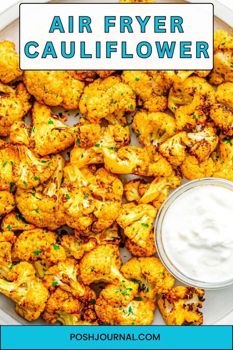 Try this fuss-free air fryer cauliflower bites recipe! These crispy cauliflower nuggets are not just delicious but also make a wonderful, wholesome side-dish or a delightful addition to your favorite salad. The best part is that it's a quick and easy recipe that will satisfy your taste buds in no time. Air Fryer Cauliflower Bites, Crispy Cauliflower Bites, Cauliflower Recipes Low Carb, Cauliflower Nuggets, Air Fryer Cauliflower, Crispy Cauliflower, Honey Bbq Chicken, Favorite Salad, Cauliflower Recipe