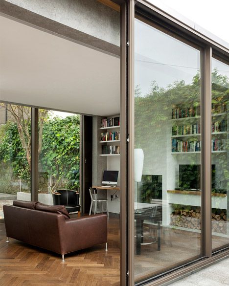 Sliding Doors Exterior, Aluminium Windows And Doors, Glass Extension, Anodised Aluminium, House Extension Design, Period Property, Glass Walls, Sliding Doors Interior, Aluminium Windows