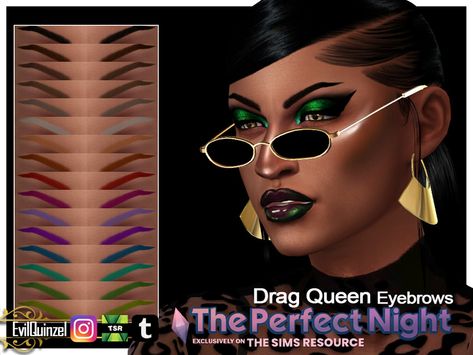 Sims 4 Cc Drag, Hair Sims 4 Cc, Queen Clothes, Drag Queen Outfits, Makeup Cc, Sims 4 Cc Makeup, Drag King, Drag Makeup, Best Sims