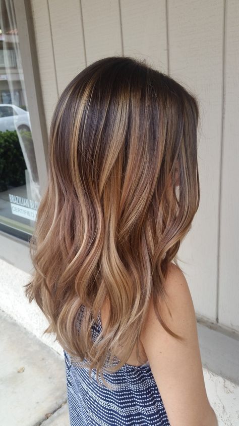 Warm Tone Balayage, Level 5 Hair Color, Warm Toned Balayage, Toned Balayage, Color Melting Hair, Formal Skirts, Styling Skirts, Balayage Straight, Balayage Straight Hair