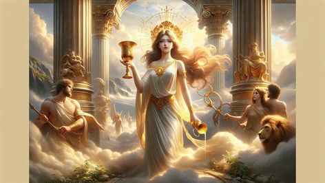 Hebe: Greek Goddess Of Youth And Daughter Of Zeus And Hera Zeus Daughter, Hebe Goddess, Greek Goddess Hera, Goddess Wallpaper, Zeus And Hera, Daughter Of Zeus, Greek Goddess, Greek Gods, Greek Mythology