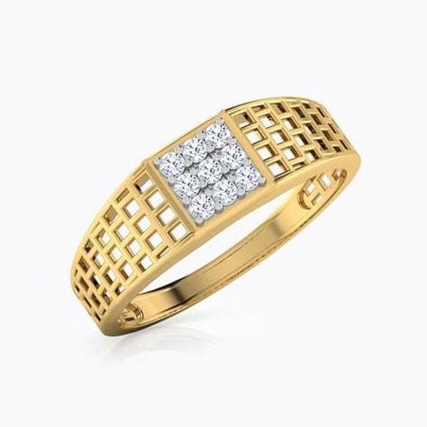 Gents Gold Ring, Gold Ring Images, Gold Ring Design, Stone Rings For Men, Modern Mens Rings, Ring For Boyfriend, Couple Ring Design, Mens Ring Designs, Ring For Man