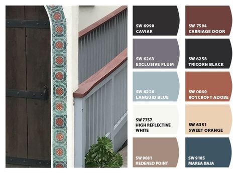 ColorSnap by Sherwin-Williams – sciklops Carriage Doors, Sweet Orange, Sherwin Williams, Blue, Color, Design