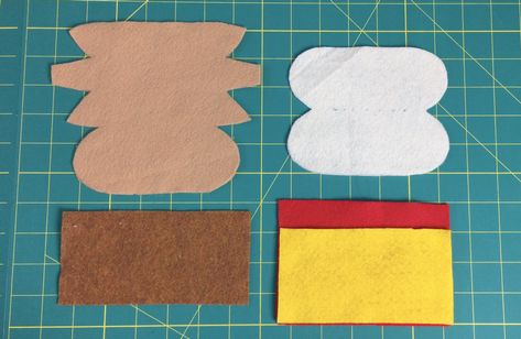 Felt Croissant, Croissant Cinnamon Rolls, Sew Circle, Hot Dog Tray, Diy Felt Food, Leftover Hot Dog Buns, Play Felt Food, Felt Food Diy, Felt Food Patterns