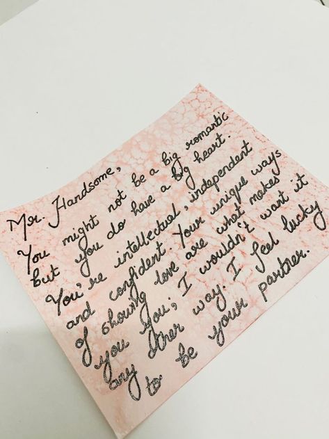 Handwriting Letters To Boyfriend, Simple Diy Love Letter, A Love Letter For Him, Handwritten Birthday Notes Aesthetic, Simple Love Letter For Him, Handwritten Notes For Him, Secret Admirer Letters Aesthetic, Funny Love Letters For Him, Love Quotes Handwritten