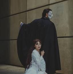 The Phantom’s Cloak – Phantom Tea Cosplay Phantom Of The Opera Costumes, Julie Lee, Wedding Cloak, The Faceless, Masquerade Costumes, Suiting Fabric, Black Circle, Find Friends, The Opera