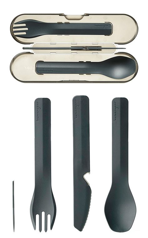 Cool Cutlery, Camping Cutlery Storage, Cutlery Packaging, Zero Waste Cutlery Kit, Travel Cutlery, Camping Cutlery, Gift Guide For Men, Plastic Cutlery, Spoon Fork