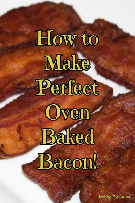 Crispy Bacon In Oven, Ketogenic Woman, Oven Cooked Bacon, Walnut Bread Recipe, Lemon Bread Recipes, Easy Keto Bread Recipe, Low Carb Pancake Recipe, Perfect Bacon, Oven Baked Bacon