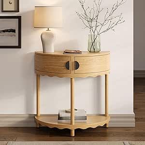 Entry Table With Storage, Small Entry Table, Small Hallway Table, Wood Entryway Table, Small Entry Tables, Small Entryway Table, Half Moon Table, Half Moon Console Table, Small Console Table